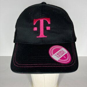 T Mobile Black Pink Adjustable Hat